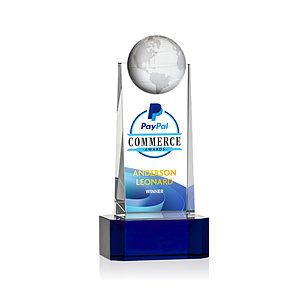 Sherbourne Globe VividPrint™ Award - Blue