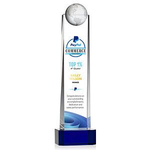 Sherbourne Globe VividPrint™ Award - Blue