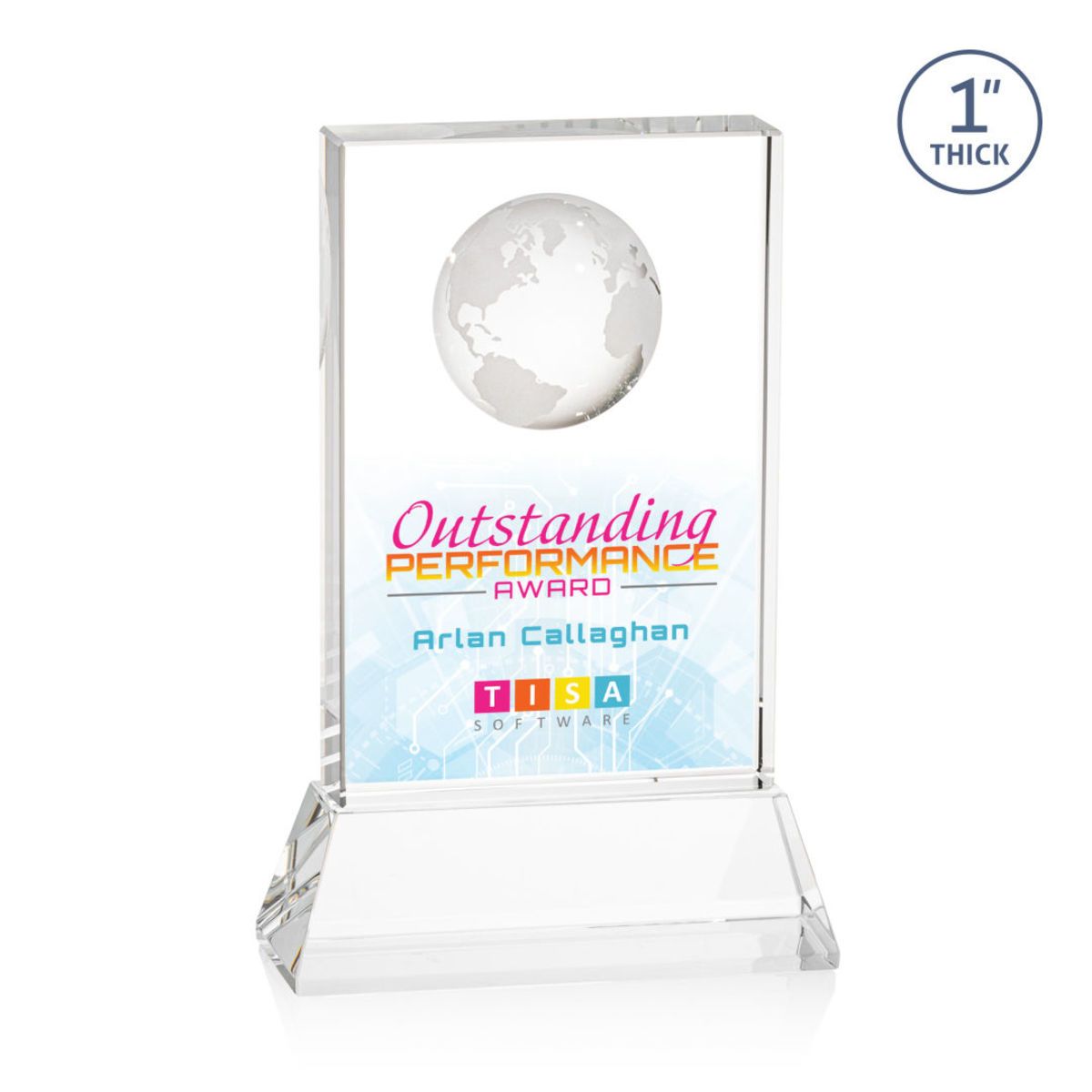 Ambassador VividPrint™ Award on Base - Clear
