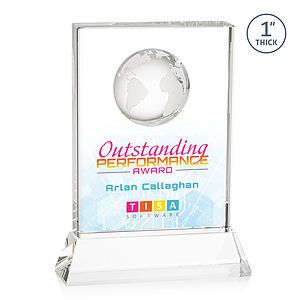 Ambassador VividPrint™ Award on Base - Clear