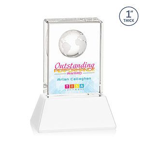 Ambassador VividPrint™ Award on Base - White