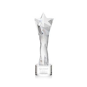 Arlington Star Award on Marvel Base - Clear