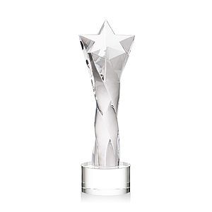 Arlington Star Award on Marvel Base - Clear