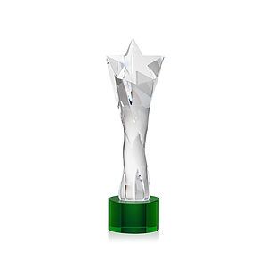 Arlington Star Award on Marvel Base - Green