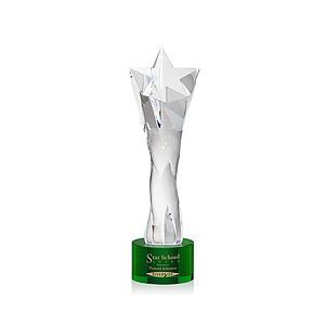 Arlington Star Award on Marvel Base - Green