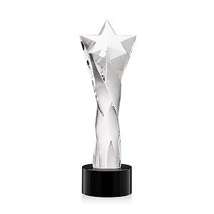 Arlington Star Award on Marvel Base - Black