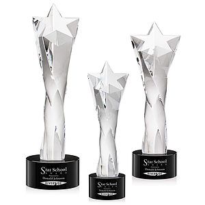 Arlington Star Award on Marvel Base - Black