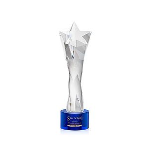 Arlington Star Award on Marvel Base - Blue