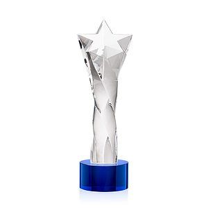 Arlington Star Award on Marvel Base - Blue