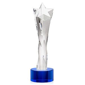 Arlington Star Award on Marvel Base - Blue