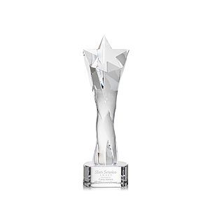 Arlington Star Award on Paragon Base - Clear