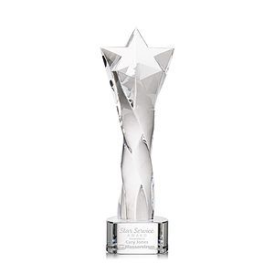 Arlington Star Award on Paragon Base - Clear