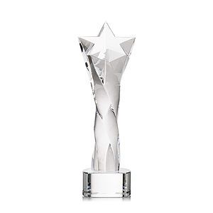 Arlington Star Award on Paragon Base - Clear
