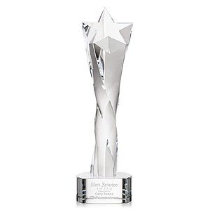 Arlington Star Award on Paragon Base - Clear