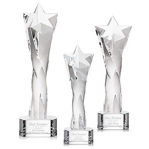 Arlington Star Award on Paragon Base - Clear