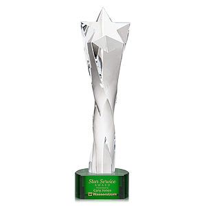 Arlington Star Award on Paragon Base - Green