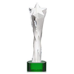 Arlington Star Award on Paragon Base - Green