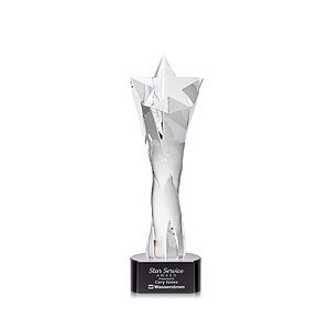Arlington Star Award on Paragon Base - Black