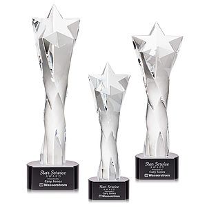 Arlington Star Award on Paragon Base - Black