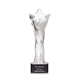 Arlington Star Award on Paragon Base - Black