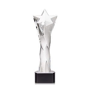 Arlington Star Award on Paragon Base - Black