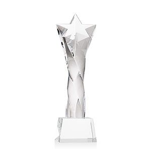 Arlington Star Award on Robson Base - Clear
