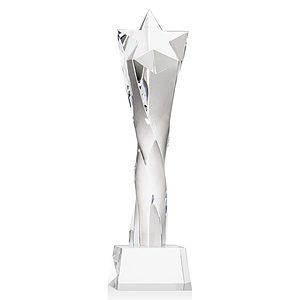 Arlington Star Award on Robson Base - Clear