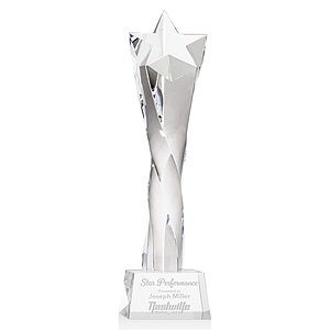 Arlington Star Award on Robson Base - Clear