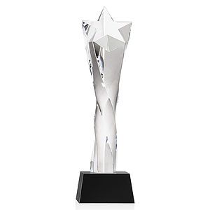 Arlington Star Award on Robson Base - Black