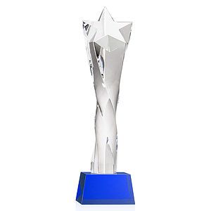 Arlington Star Award on Robson Base - Blue