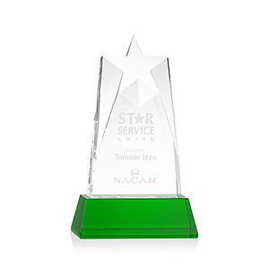 Millington Star on Base - Green