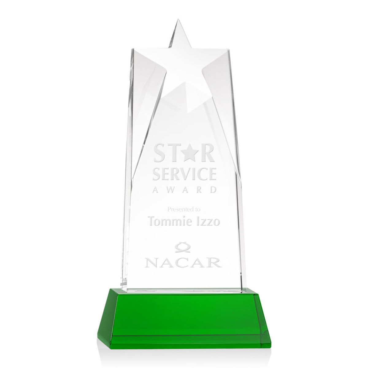 Millington Star on Base - Green