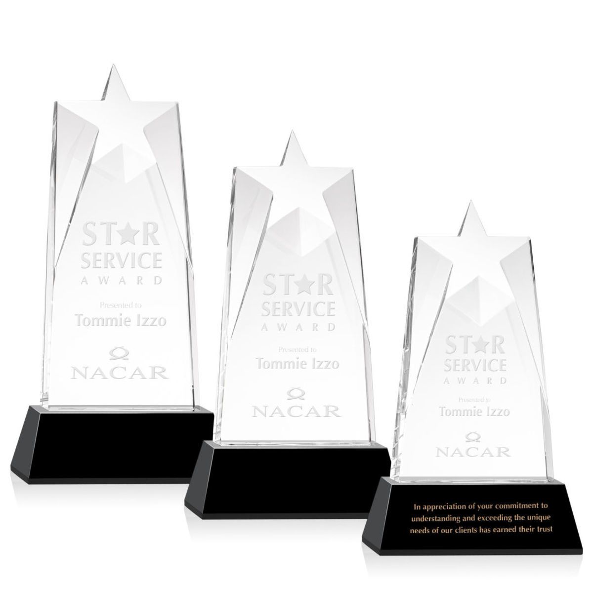 Millington Star on Base - Black