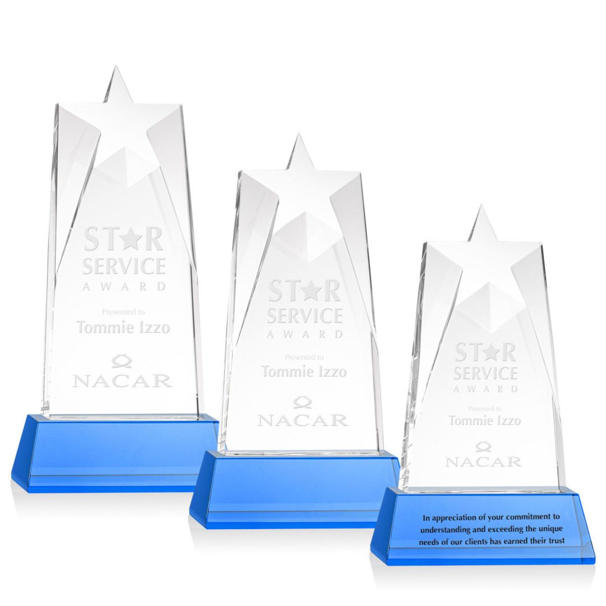Millington Star on Base - Sky Blue