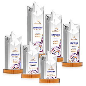Berkeley VividPrint™ Award on Condor Base - Amber