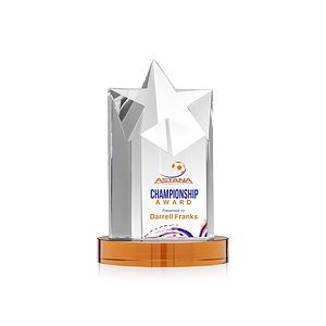 Berkeley VividPrint™ Award on Condor Base - Amber