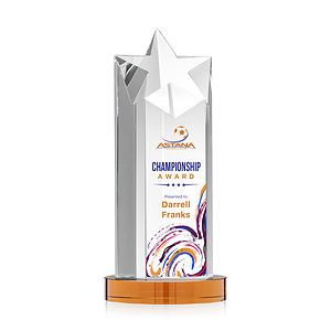 Berkeley VividPrint™ Award on Condor Base - Amber