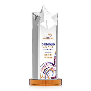 Berkeley VividPrint™ Award on Condor Base - Amber