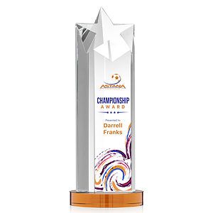 Berkeley VividPrint™ Award on Condor Base - Amber