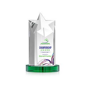 Berkeley VividPrint™ Award on Condor Base - Green