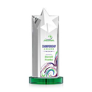 Berkeley VividPrint™ Award on Condor Base - Green