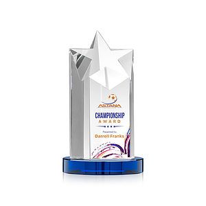 Berkeley VividPrint™ Award on Condor Base - Blue
