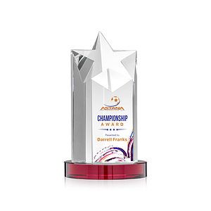 Berkeley VividPrint™ Award on Condor Base - Red