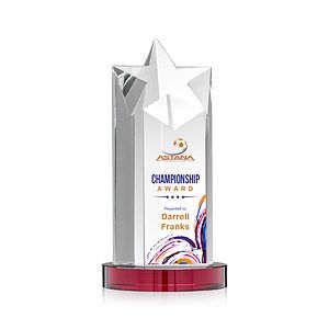 Berkeley VividPrint™ Award on Condor Base - Red