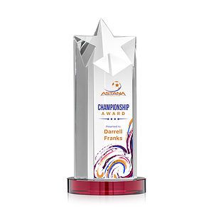 Berkeley VividPrint™ Award on Condor Base - Red