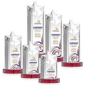 Berkeley VividPrint™ Award on Condor Base - Red