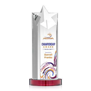 Berkeley VividPrint™ Award on Condor Base - Red
