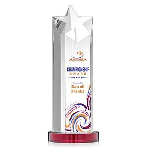 Berkeley VividPrint™ Award on Condor Base - Red
