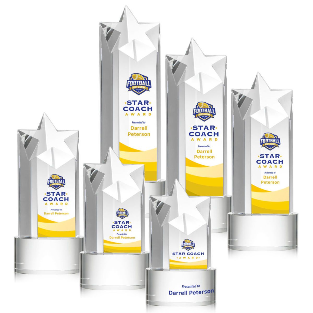 Berkeley VividPrint™ Award on Marvel Base - Clear