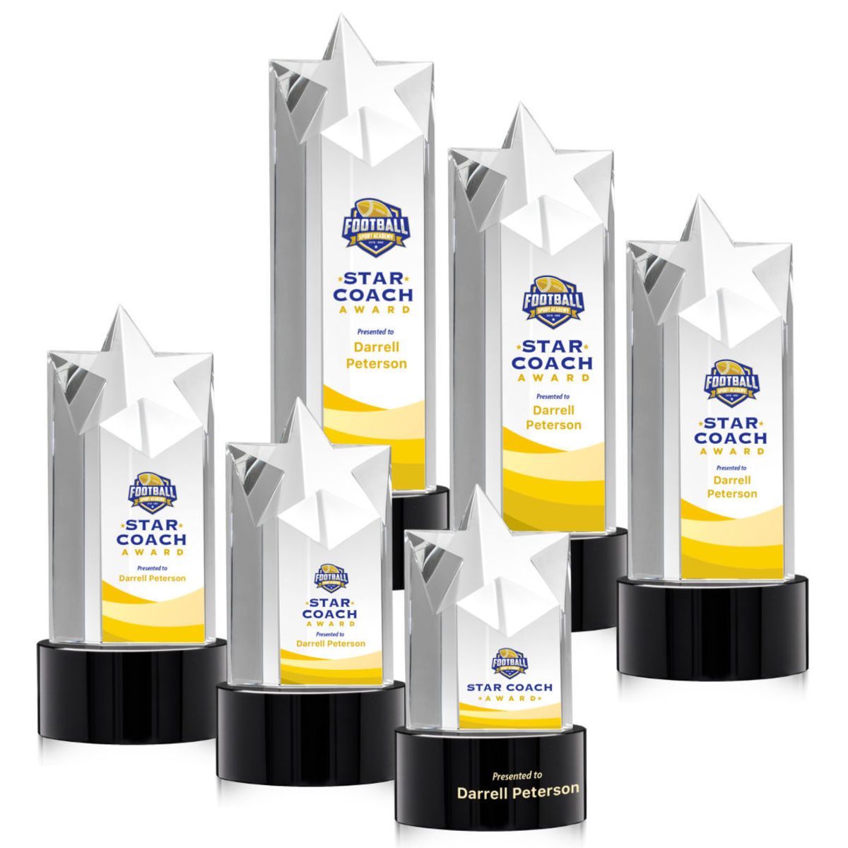 Berkeley VividPrint™ Award on Marvel Base - Black